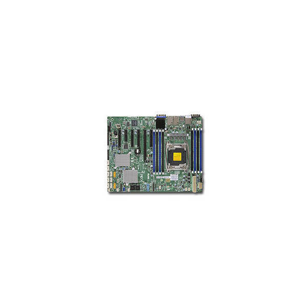 Supermicro LGA2011/Intel C612/DDR4/SATA3&SAS3&USB3.0/V&2GbE/ATX Server MBD-X10SRH-CF-B